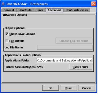 Web starter. Java web start.